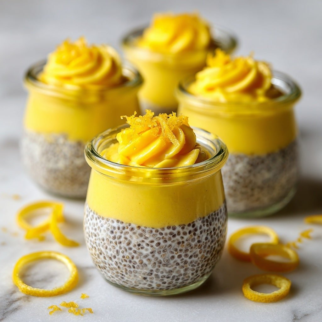 Lemon Chia Seed Pudding Recipe - Article Image 1 — Lemon Chia Seed Pudding, healthy chia pudding, vegan lemon dessert, quick breakfast options, nourishing snack ideas