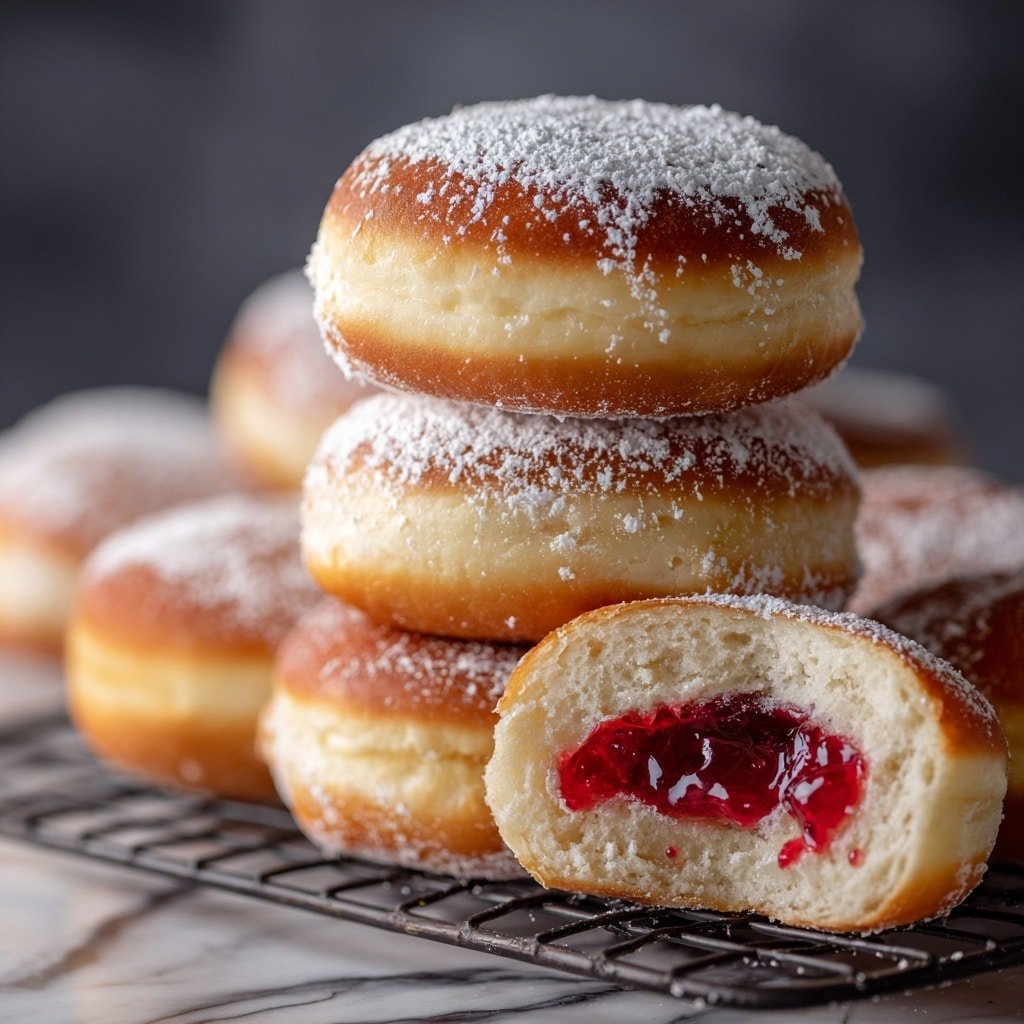 Jelly-Filled Donuts Recipe - Article Image 2 — Jelly-Filled Donuts, homemade jelly-filled donuts, best jelly-filled donut recipe, how to make jelly-filled donuts, easy donut filling recipe