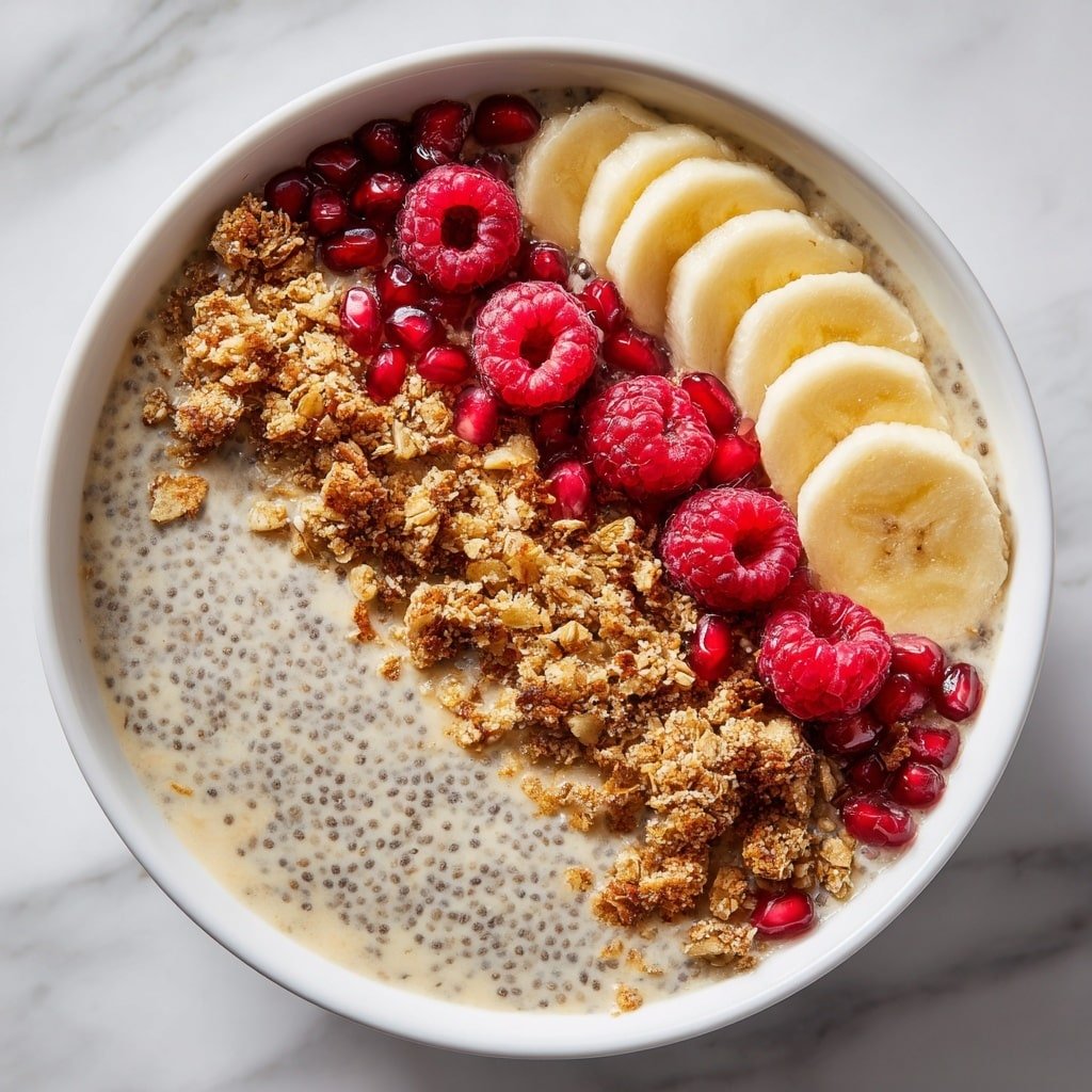 Healthy Chia Pudding with Banana and Granola Recipe - Article Image 2 — Healthy Chia Pudding with Banana and Granola, chia pudding healthy breakfast, easy chia seed pudding, nutritious fruit and granola bowl, wholesome overnight chia pudding