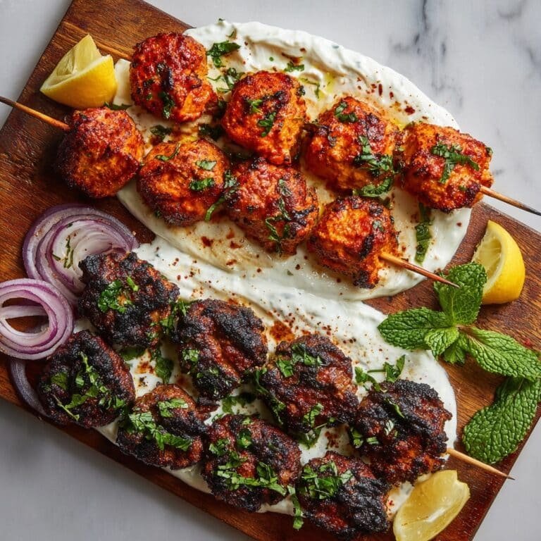 Crispy Turkish Lamb Kebabs with Yogurt Sauce Recipe