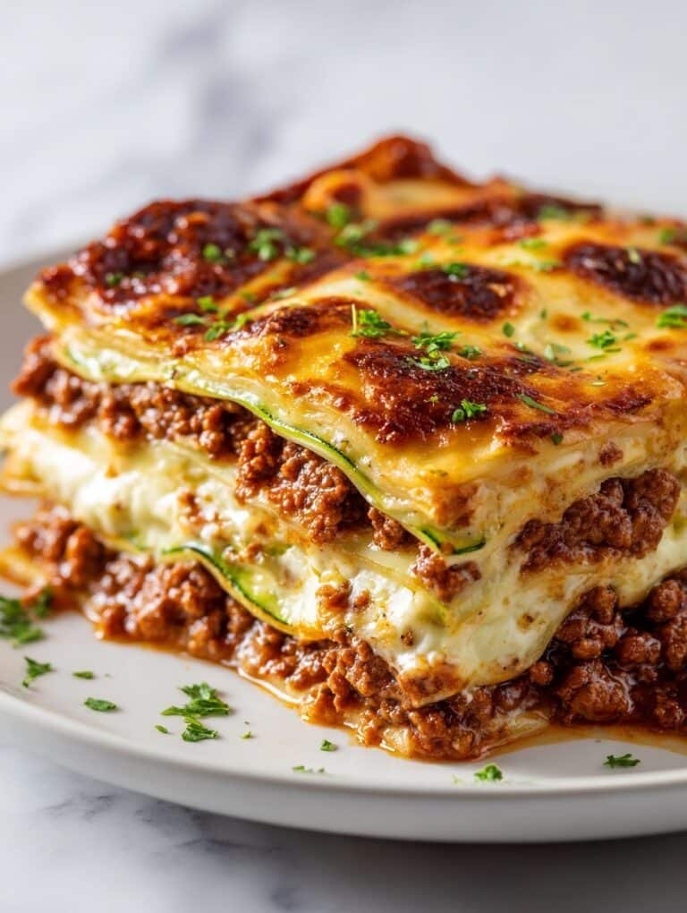 Low-Carb Zucchini Lasagna Recipe