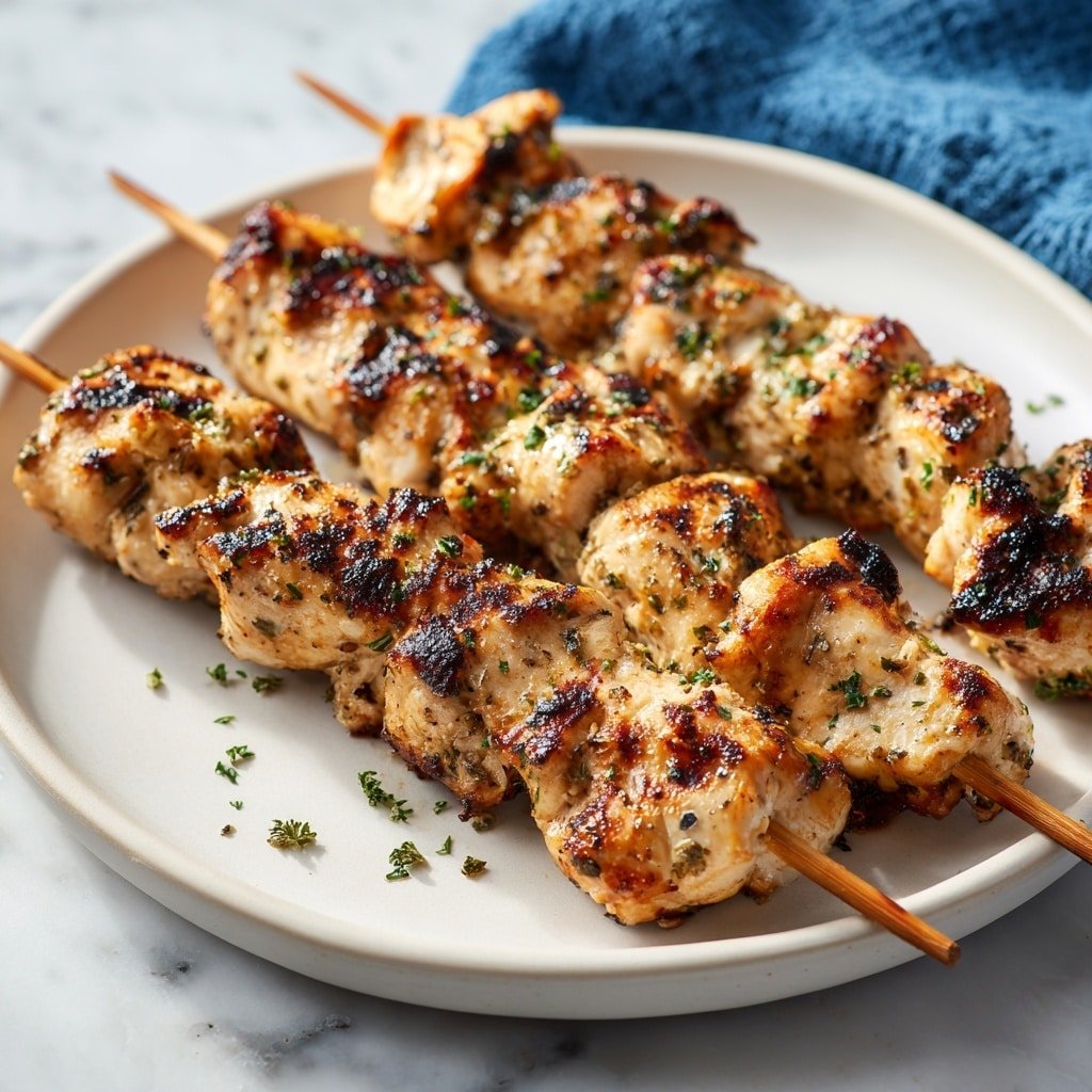 Garlic Butter Chicken Spiedini Recipe - Article Image 2 — Garlic Butter Chicken Spiedini, Chicken Skewers with Garlic Butter, Grilled Chicken Spiedini, Easy Chicken Spiedini Recipe, Juicy Garlic Chicken Skewers