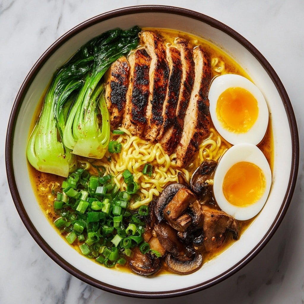 Peanut Miso Chicken Ramen Recipe - Article Image 2 — Peanut Miso Chicken Ramen, peanut miso ramen bowl, comforting chicken ramen recipe, creamy miso ramen broth, easy ramen with peanut butter