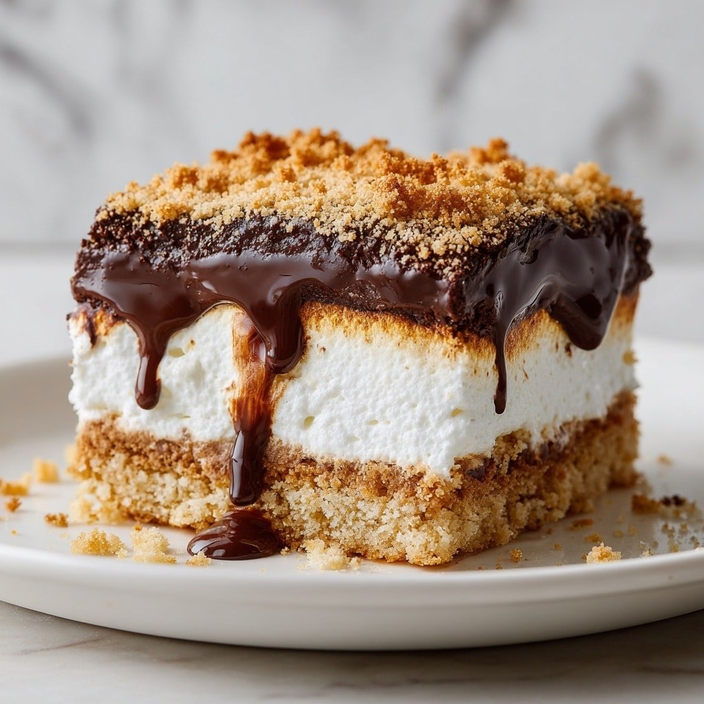Frozen S'mores Dessert Recipe - Article Image 2 — Frozen S'mores Dessert, S'mores dessert without fire, No-bake s'mores treat, Cool and creamy s'mores dessert, Easy s'mores-inspired dessert