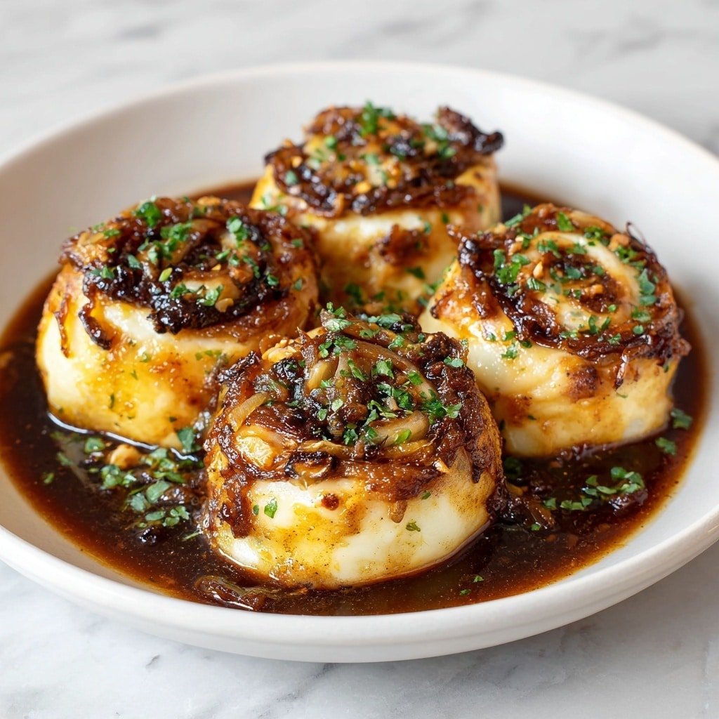 French Onion Steak Pinwheels Recipe - Article Image 1 — French Onion Steak Pinwheels, French Onion Steak Pinwheels recipe, how to make French Onion Steak Pinwheels, easy French Onion steak appetizer, savory steak pinwheels