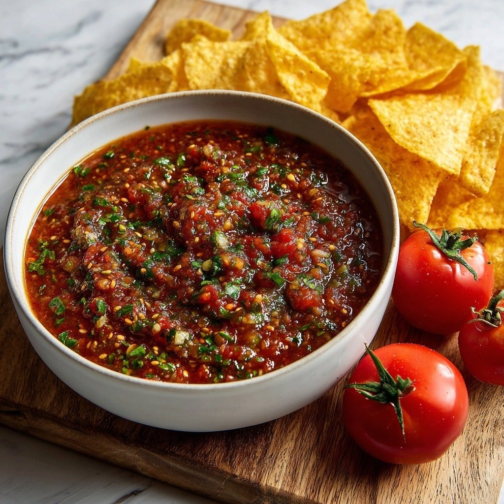 Mexican Salsa Roja Recipe - Article Image 1 — Mexican Salsa Roja, authentic Mexican salsa, homemade Salsa Roja, roasted tomato salsa, versatile Mexican sauce