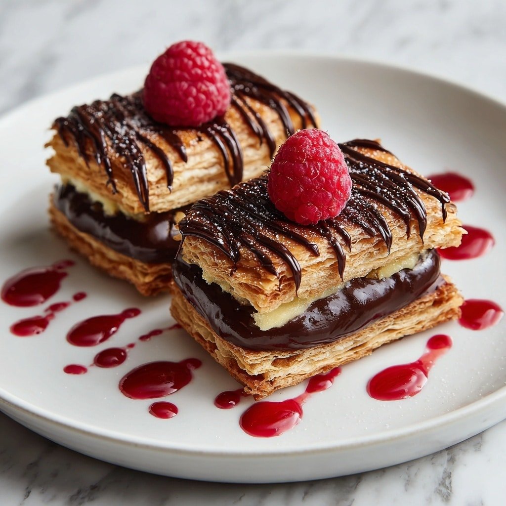Chocolate Fudge Pop Tarts with Raspberry Glaze Recipe - Article Image 1 — Chocolate Fudge Pop Tarts with Raspberry Glaze, homemade pop tart recipe, chocolate and raspberry pastry, easy breakfast pastry, indulgent dessert pop tarts