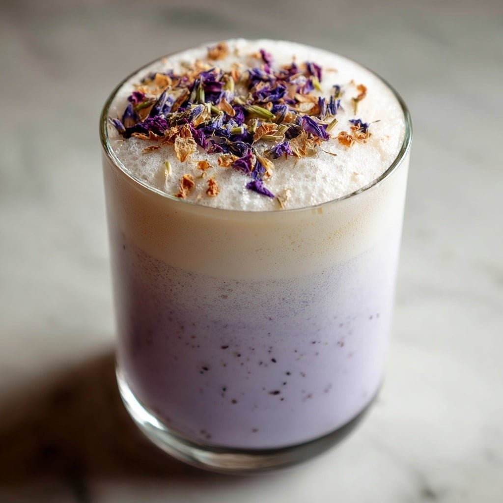 Lavender Milk Tea Recipe - Article Image 2 — Lavender Milk Tea, calming tea drinks, floral milk tea, soothing herbal beverages, easy lavender tea recipe
