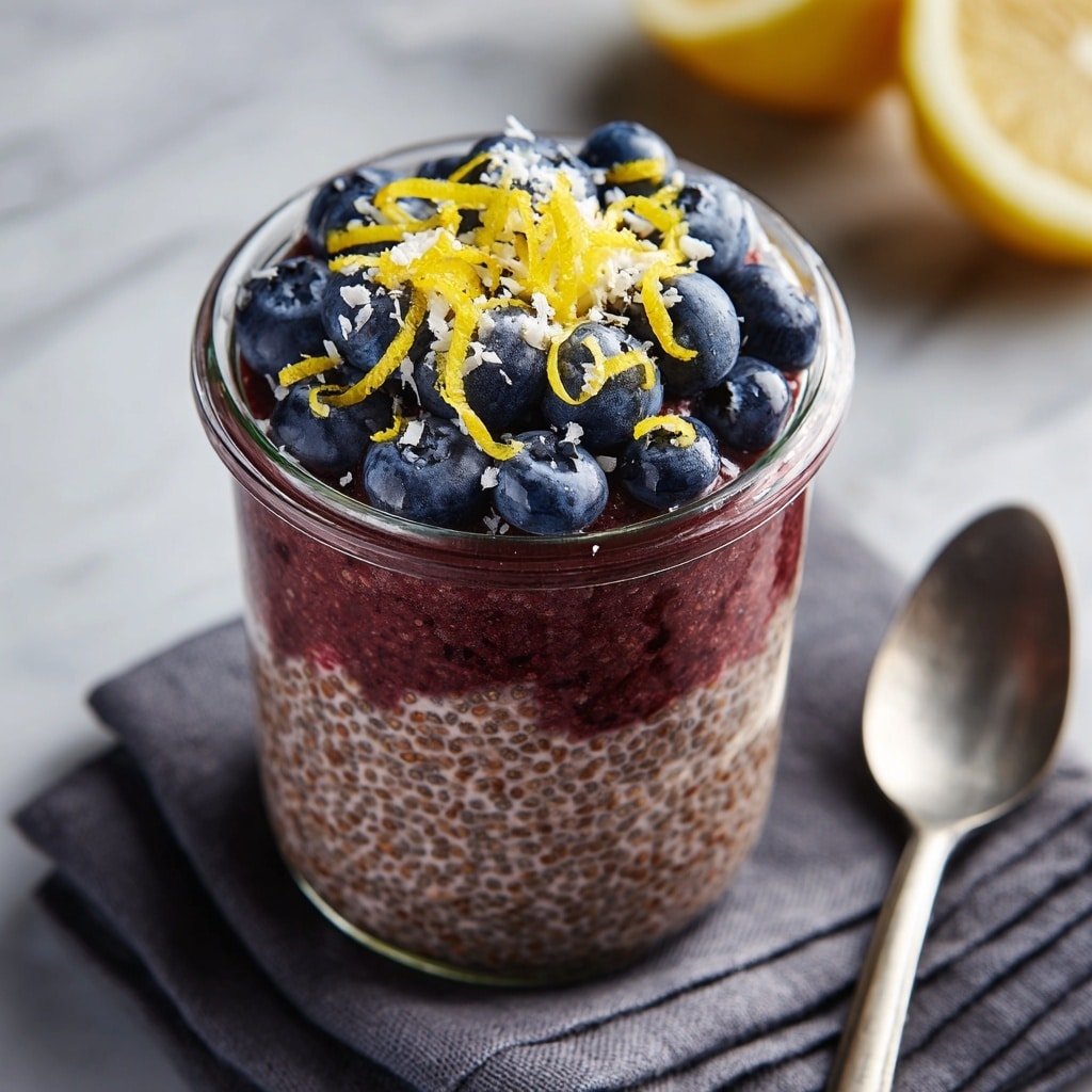 Blueberry Chia Pudding Recipe - Article Image 2 — Blueberry Chia Pudding, healthy breakfast ideas, vegan chia pudding, quick easy breakfast, berry chia pudding recipe