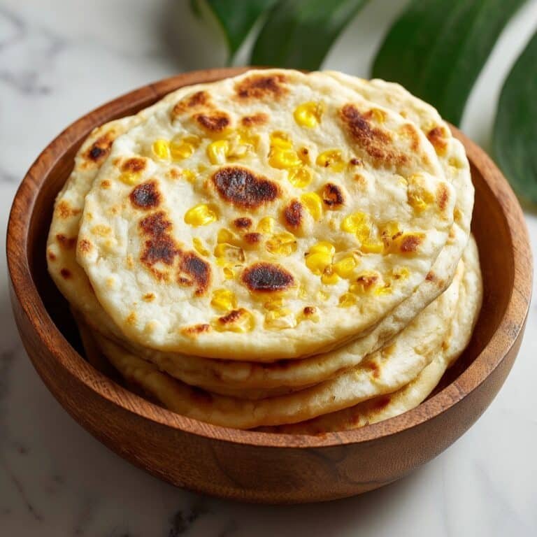 Venezuelan Sweet Corn Cachapas with Mozzarella Recipe