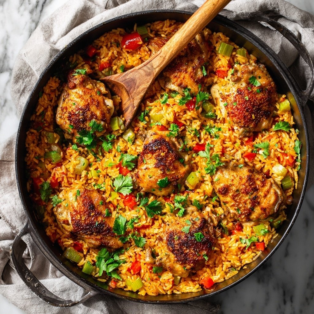 Portuguese Chicken and Rice Recipe - Article Image 2 — Portuguese Chicken and Rice, Portuguese chicken and rice recipe, comforting chicken and rice dish, flavorful Portuguese chicken dish, easy one-pot Portuguese meal