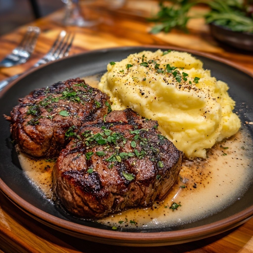 Irish Whiskey Sirloin Steak with Colcannon Recipe - Article Image 1 — Irish Whiskey Sirloin Steak with Colcannon, Irish whiskey steak recipe, whiskey-infused steak and colcannon, hearty Irish steak dinner, Irish comfort food recipes
