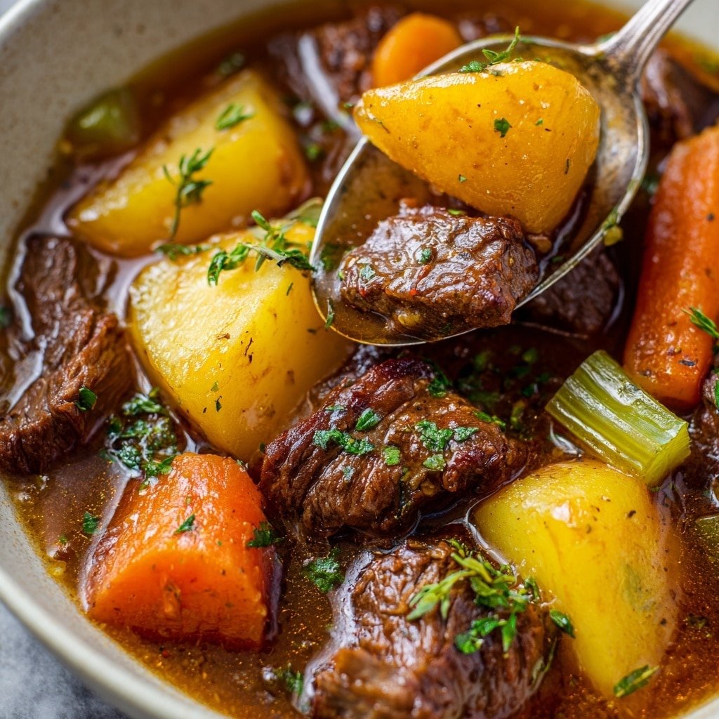 Hearty Dutch Oven Beef Stew Recipe - Article Image 2 — Hearty Dutch Oven Beef Stew, Dutch Oven Beef Stew Recipe, Comforting Beef Stew, Slow Cooker Beef Stew, Easy Beef Stew