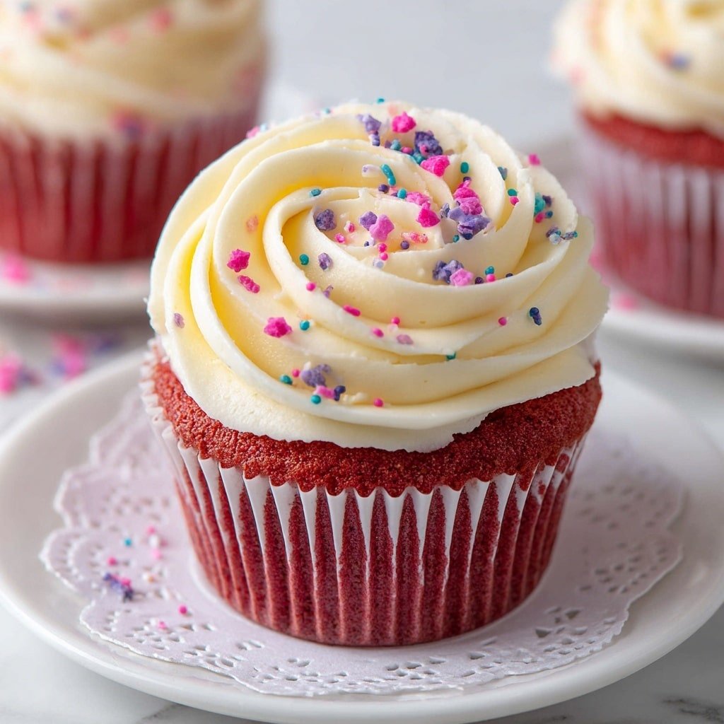 Pink Velvet Cupcakes with Cream Cheese Frosting Recipe - Article Image 2 — Pink Velvet Cupcakes with Cream Cheese Frosting, pink velvet cupcake recipe, easy pink velvet cupcakes, homemade pink cupcakes, cream cheese frosting dessert