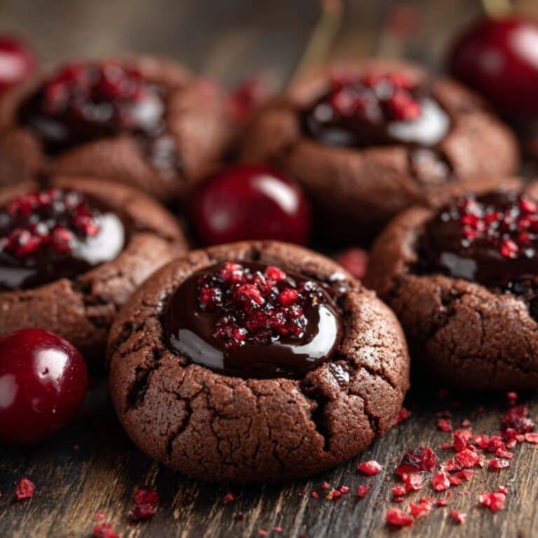 Chocolate Cherry Cookies Recipe