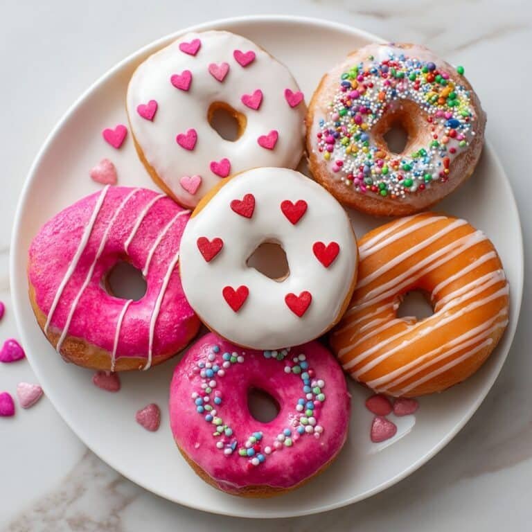 Valentine’s Day Air Fryer Biscuit Donuts Recipe