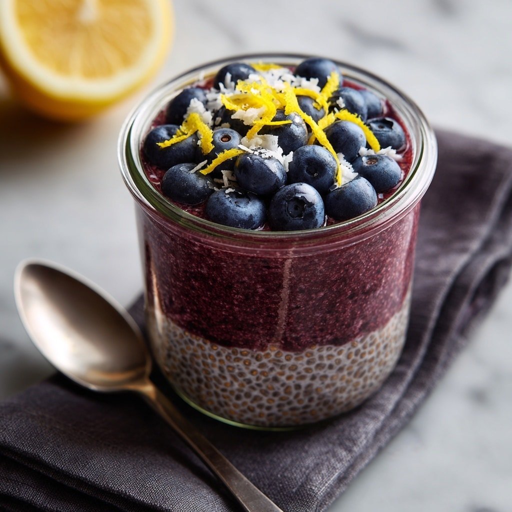 Blueberry Chia Pudding Recipe - Article Image 1 — Blueberry Chia Pudding, healthy breakfast ideas, vegan chia pudding, quick easy breakfast, berry chia pudding recipe