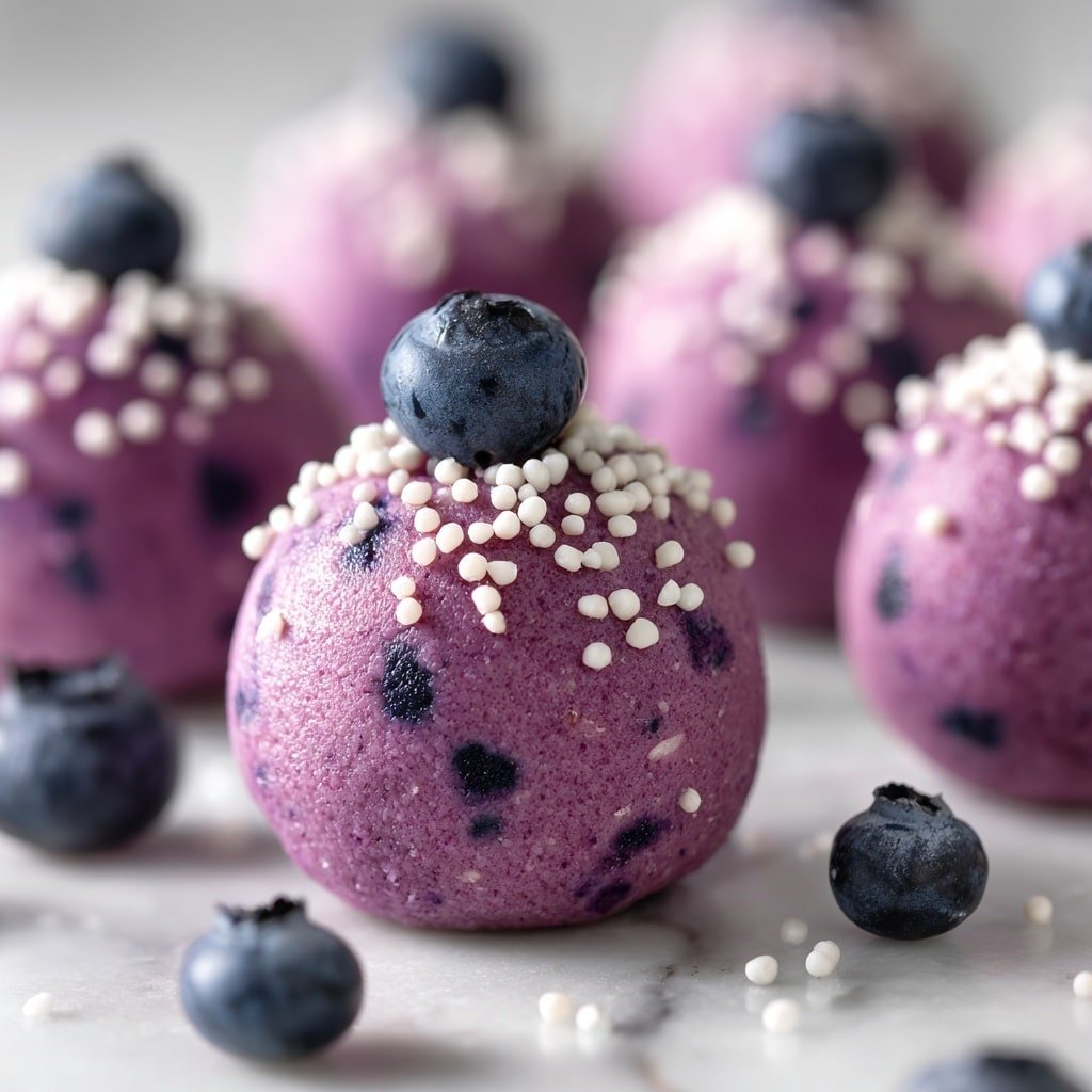 Blueberry Protein Cheesecake Bites Recipe - Article Image 2 — Blueberry Protein Cheesecake Bites, healthy blueberry dessert, high-protein snack, easy cheesecake bites, guilt-free blueberry treats