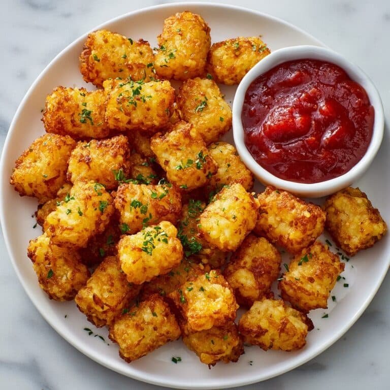 Crispy Air Fryer Cauliflower Tots Recipe