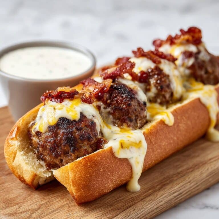 Bourbon BBQ Bacon Meatballs Recipe