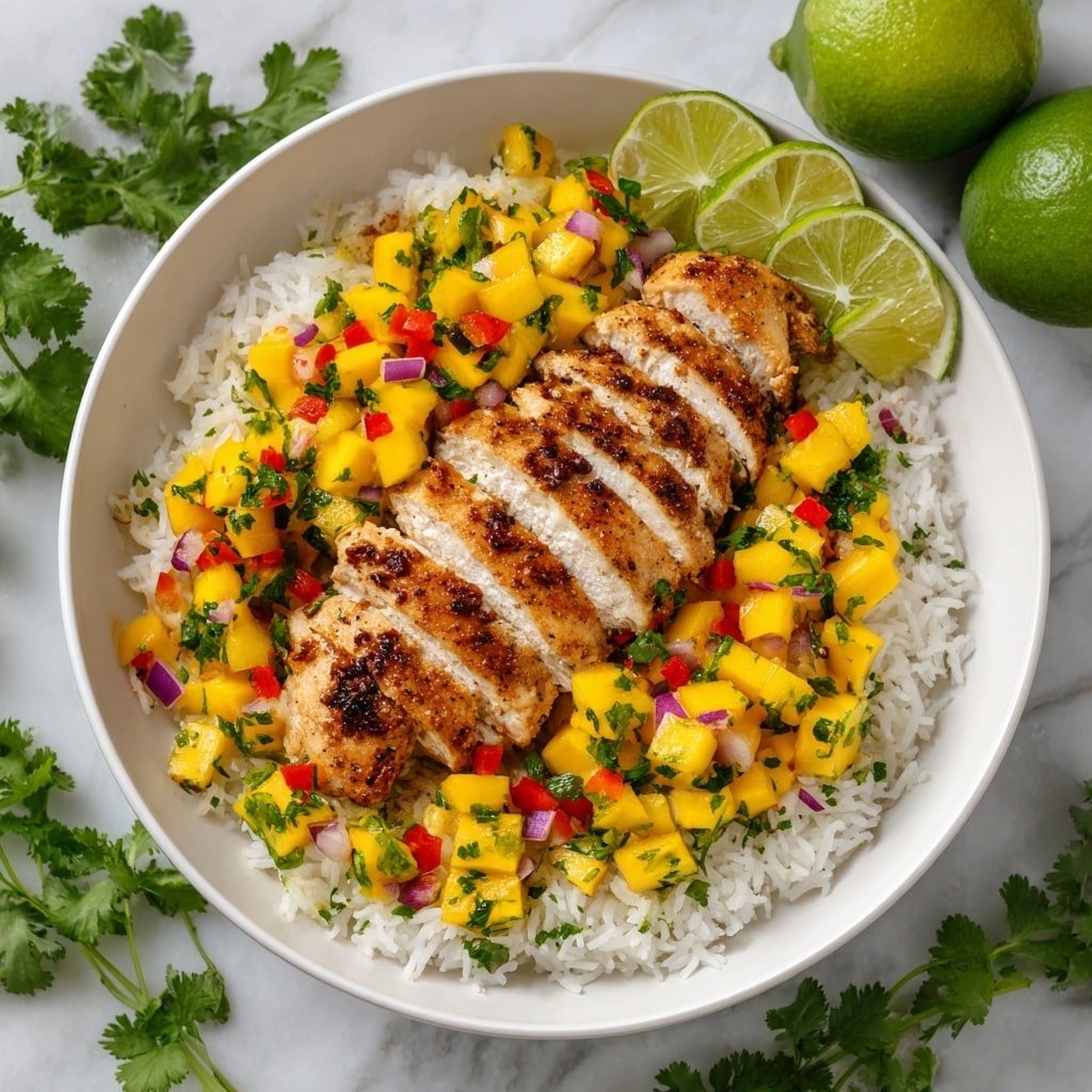 Grilled Chicken with Mango Salsa Recipe - Article Image 2 — Grilled Chicken with Mango Salsa, grilled chicken with mango salsa, easy grilled chicken recipes, summer chicken dishes, flavorful chicken salsa