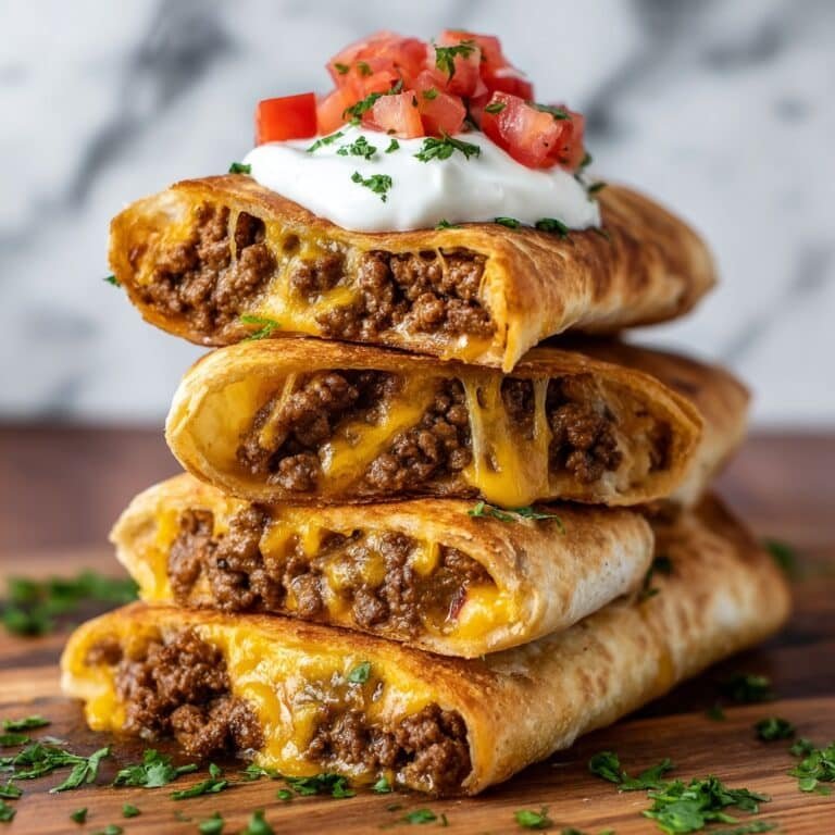 Crispy Beef Chimichangas Recipe