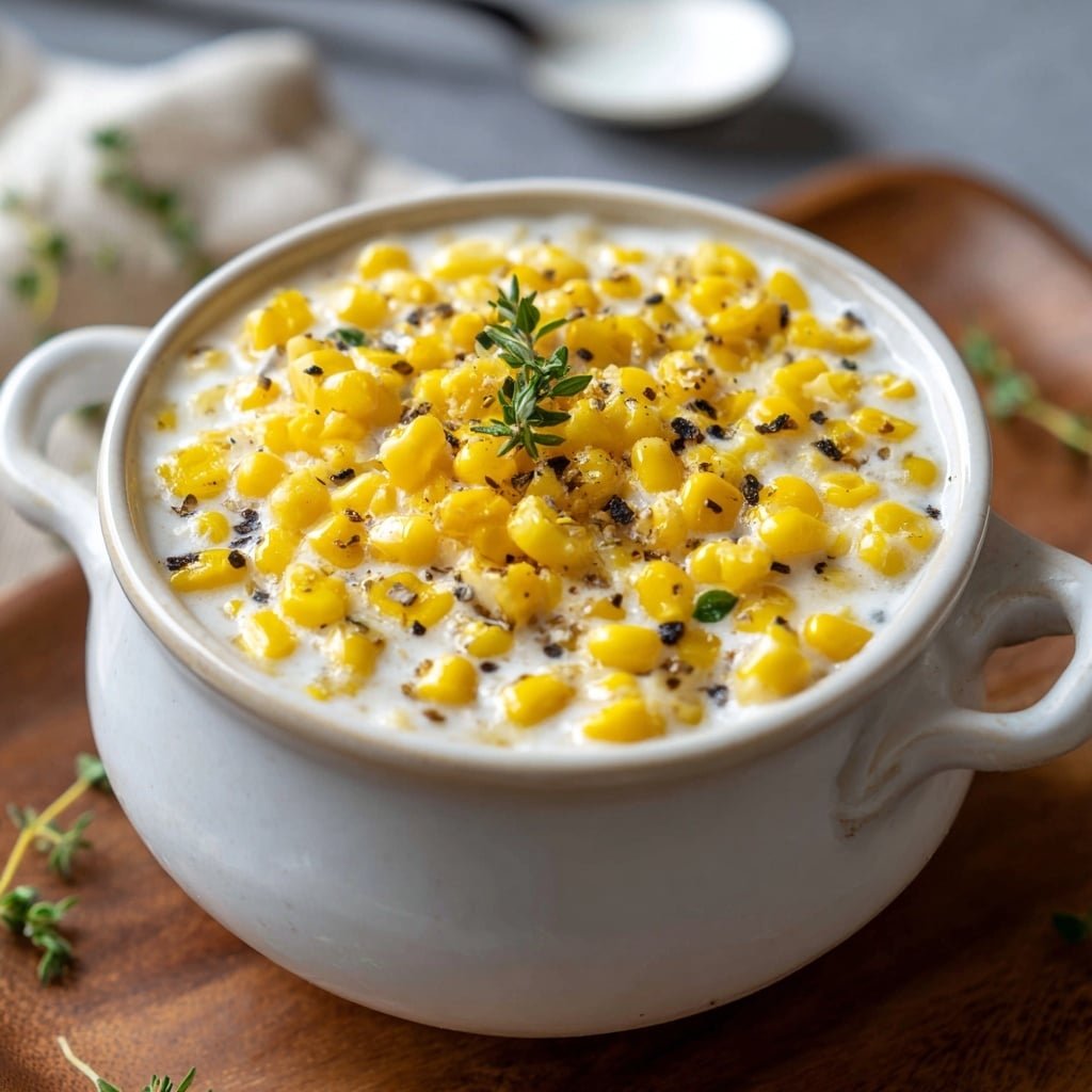 Creamed Corn Recipe - Article Image 2 — Creamed Corn, Creamed Corn Recipe, easy creamed corn, homemade creamed corn side dish, comforting corn side dish
