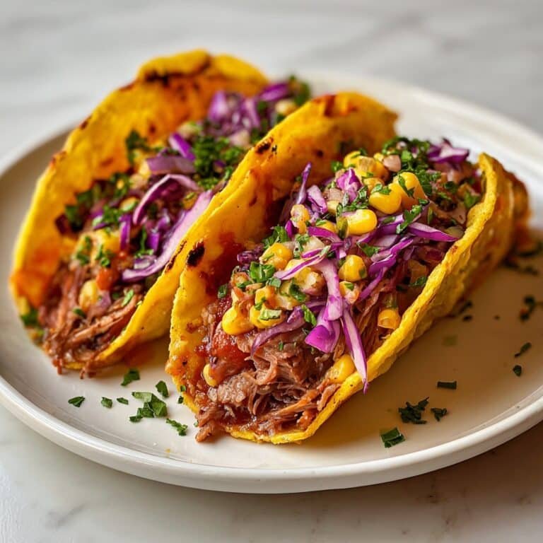 Corned Beef Tacos with Cabbage Slaw Recipe