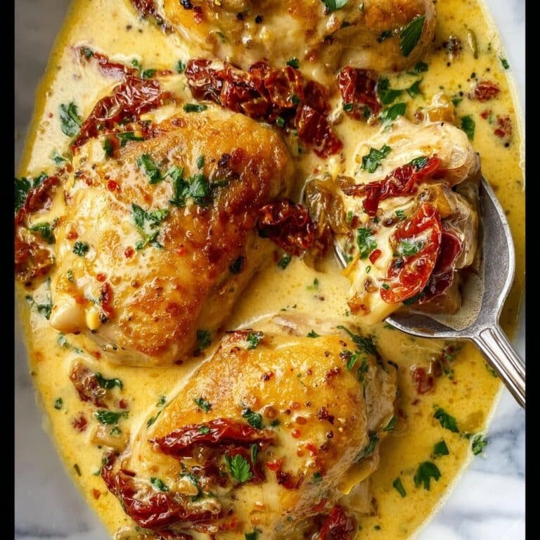 Marry Me Chicken in Creamy Sun-Dried Tomato Sauce Recipe