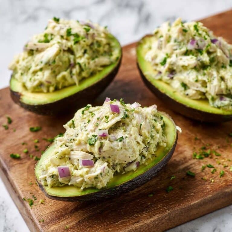 Chicken Salad Stuffed Avocado Recipe