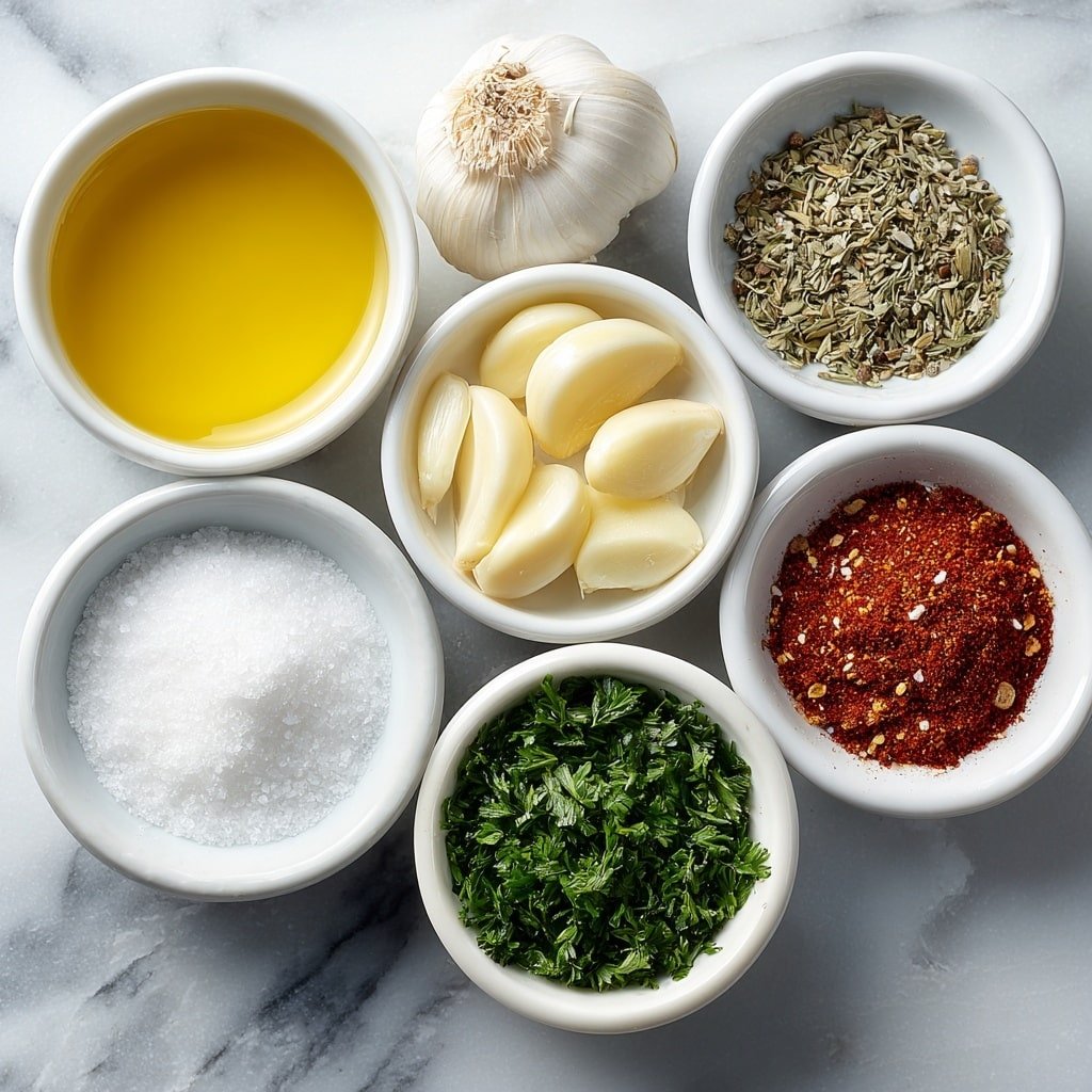 Easy Chimichurri Sauce for Grilled Meats Recipe - Ingredients Image — Easy Chimichurri Sauce for Grilled Meats, vibrant chimichurri recipe, flavorful grilled meat sauces, homemade chimichurri for barbecues, quick herb sauce for meats