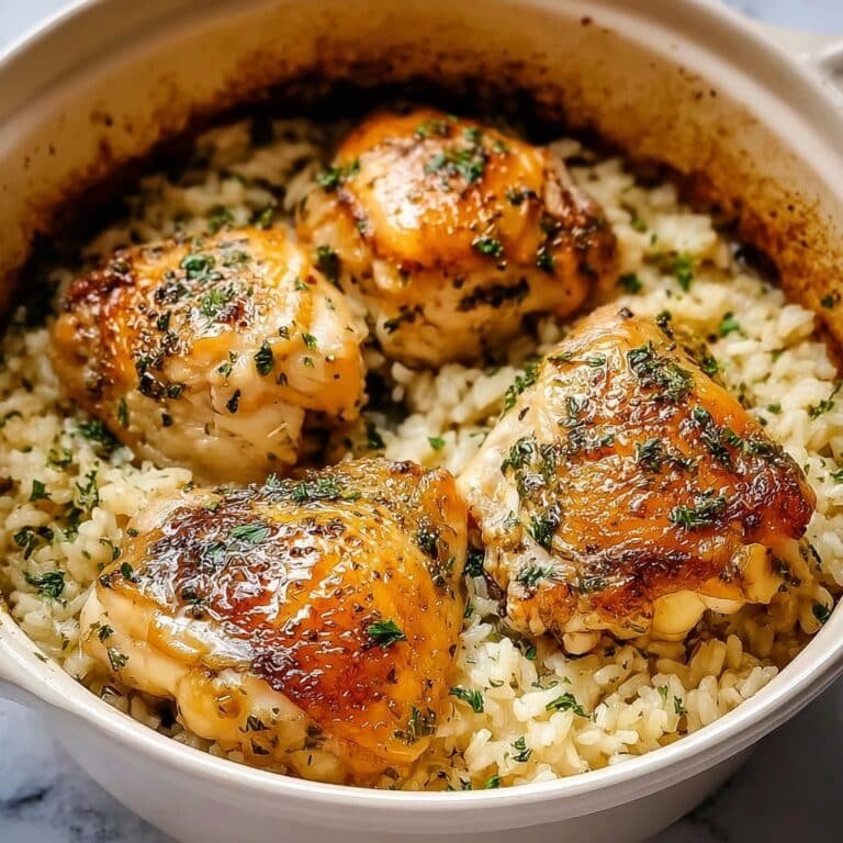 Lemon Herb Chicken and Rice Recipe