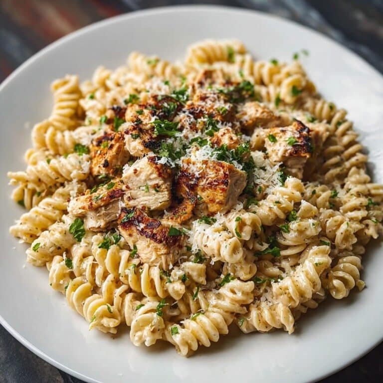 Garlic Parmesan Chicken Pasta Recipe