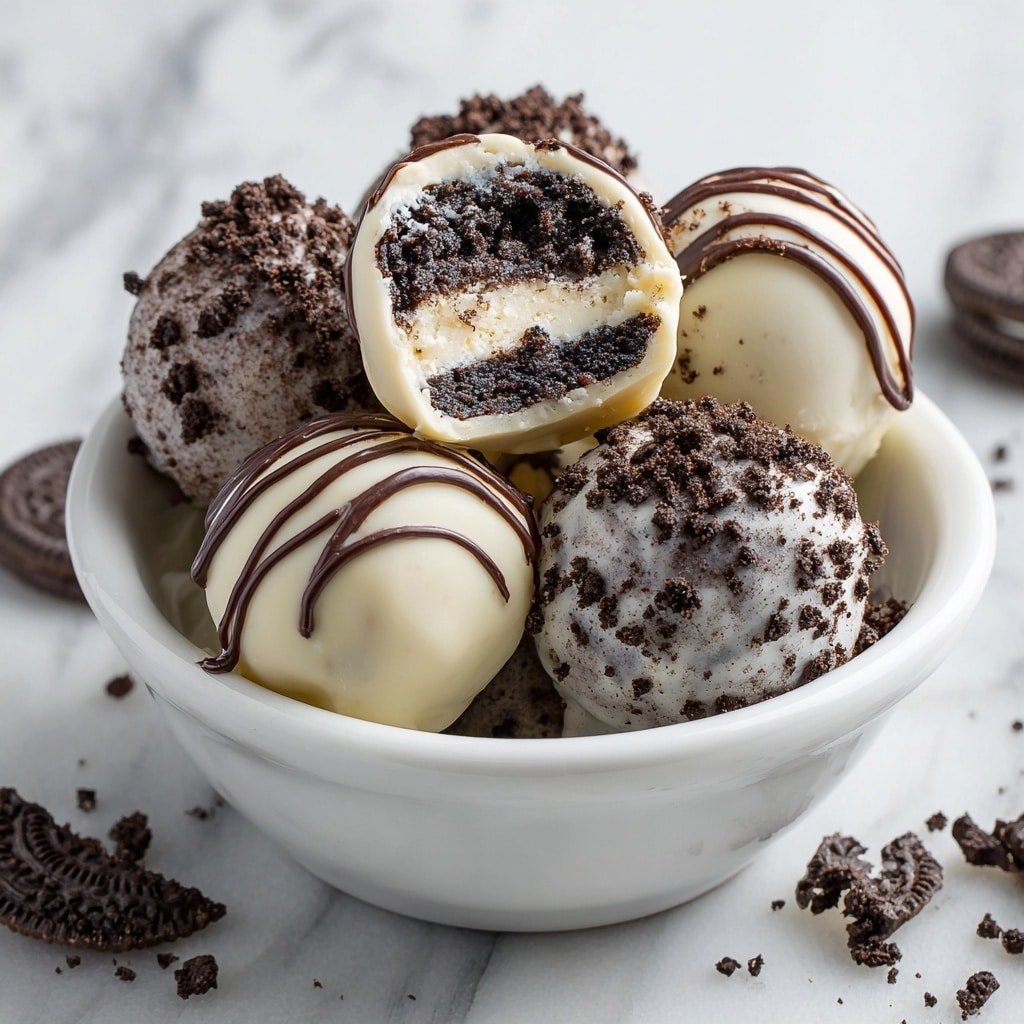 No-Bake Oreo Balls Recipe - Article Image 2 — No-Bake Oreo Balls, Oreo Balls recipe, easy Oreo dessert, no-bake sweet treats, chocolate coated Oreo balls