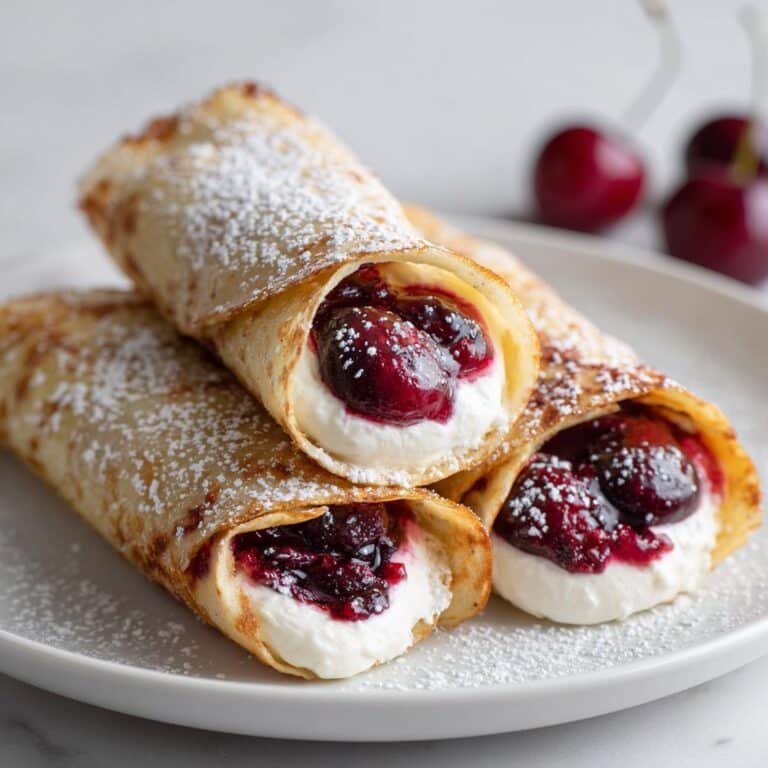 Cherry Cheesecake Chimichangas Recipe