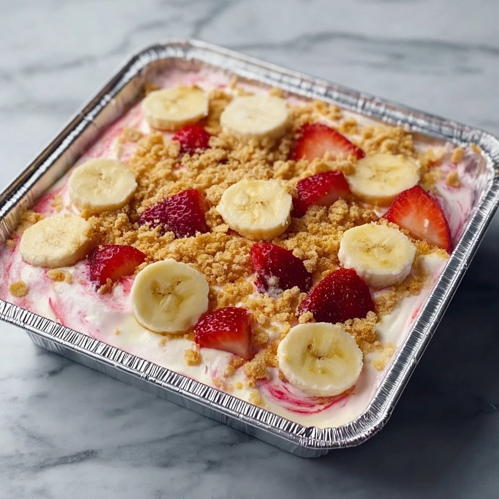 Strawberry Banana Cheesecake Parfait Recipe - Article Image 1 — Strawberry Banana Cheesecake Parfait, easy fruit dessert, no-bake parfait recipe, layered cheesecake parfait, fresh berry parfait