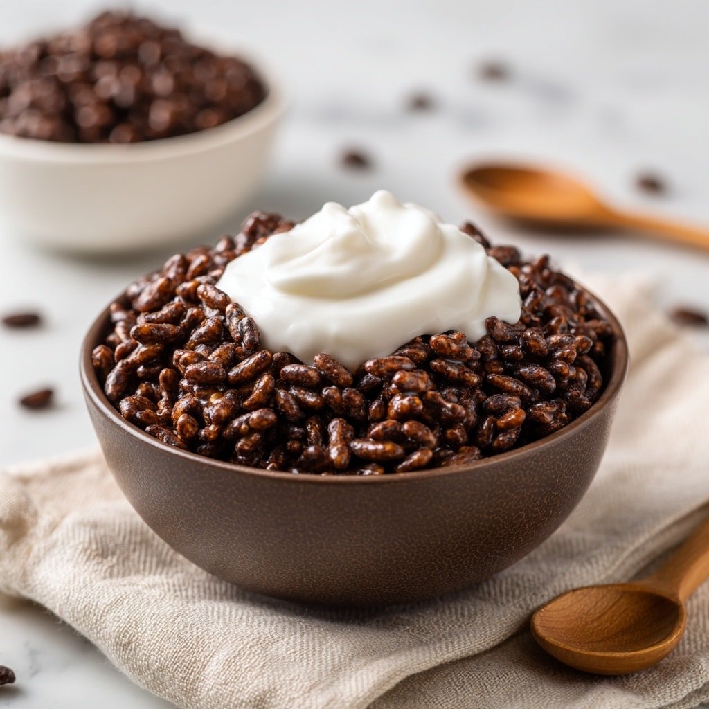 Healthy Crispy Chocolate Puffed Rice Cereal Recipe