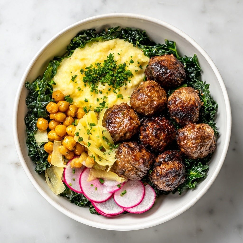 Herby Chicken Meatball Bowl Recipe