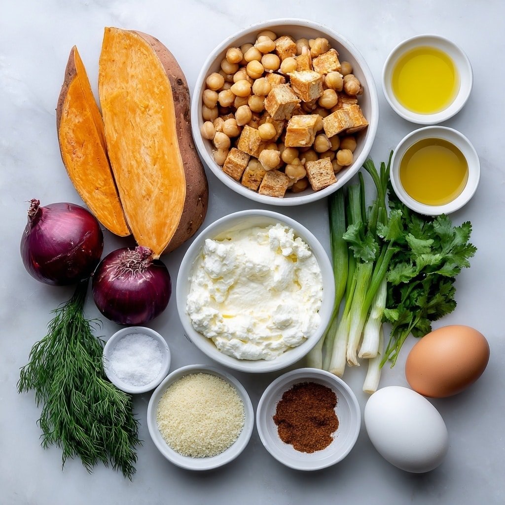 Herby Chicken Meatball Bowl Recipe - Ingredients Image — Herby Chicken Meatball Bowl, healthy meatball bowl recipes, easy herb chicken bowl, roasted sweet potato bowls, flavorful nutritious bowl ideas