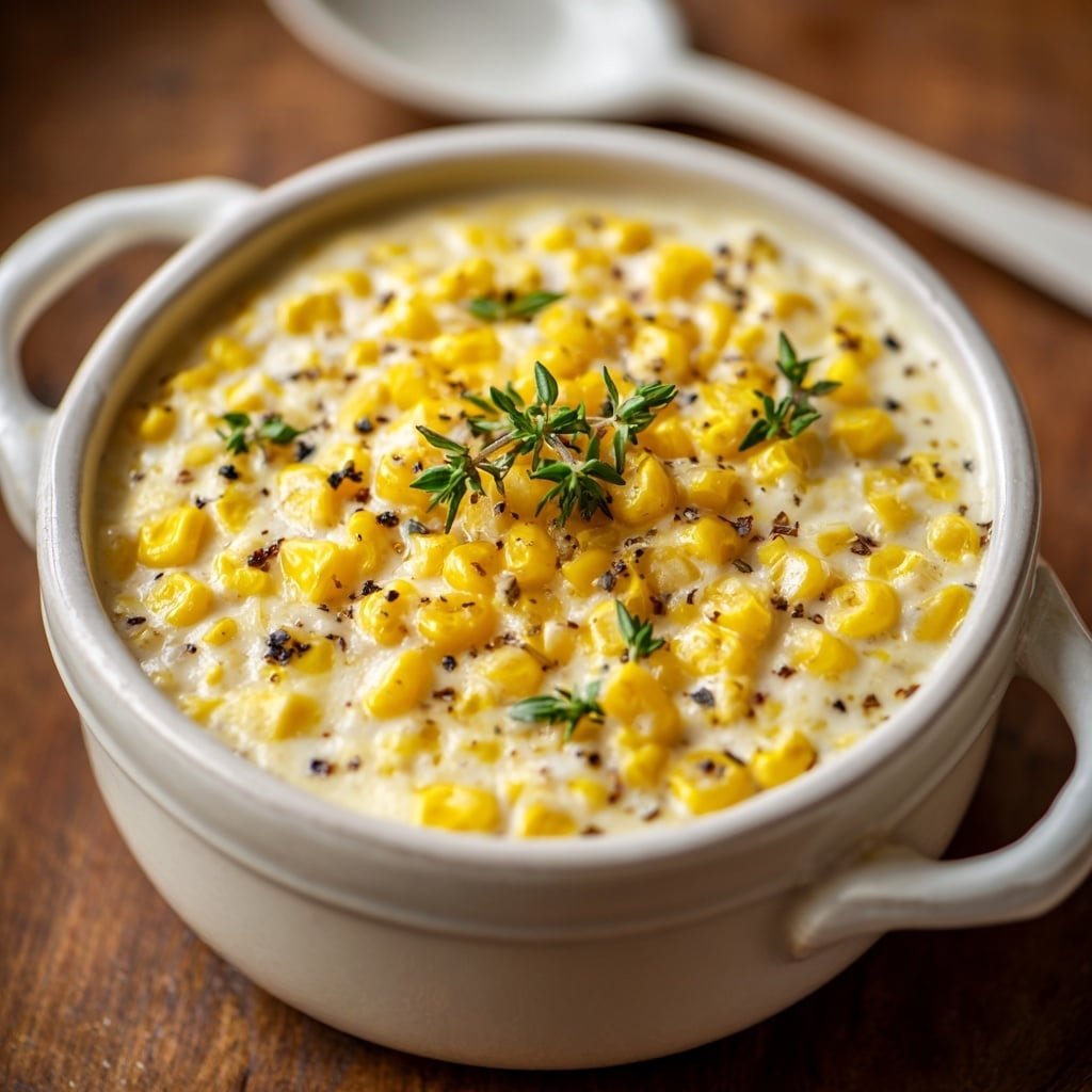 Creamed Corn Recipe - Article Image 1 — Creamed Corn, Creamed Corn Recipe, easy creamed corn, homemade creamed corn side dish, comforting corn side dish