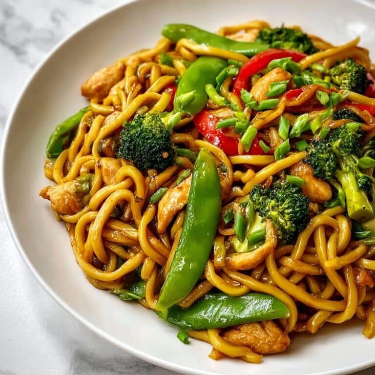 Garlic Chicken Lo Mein Recipe