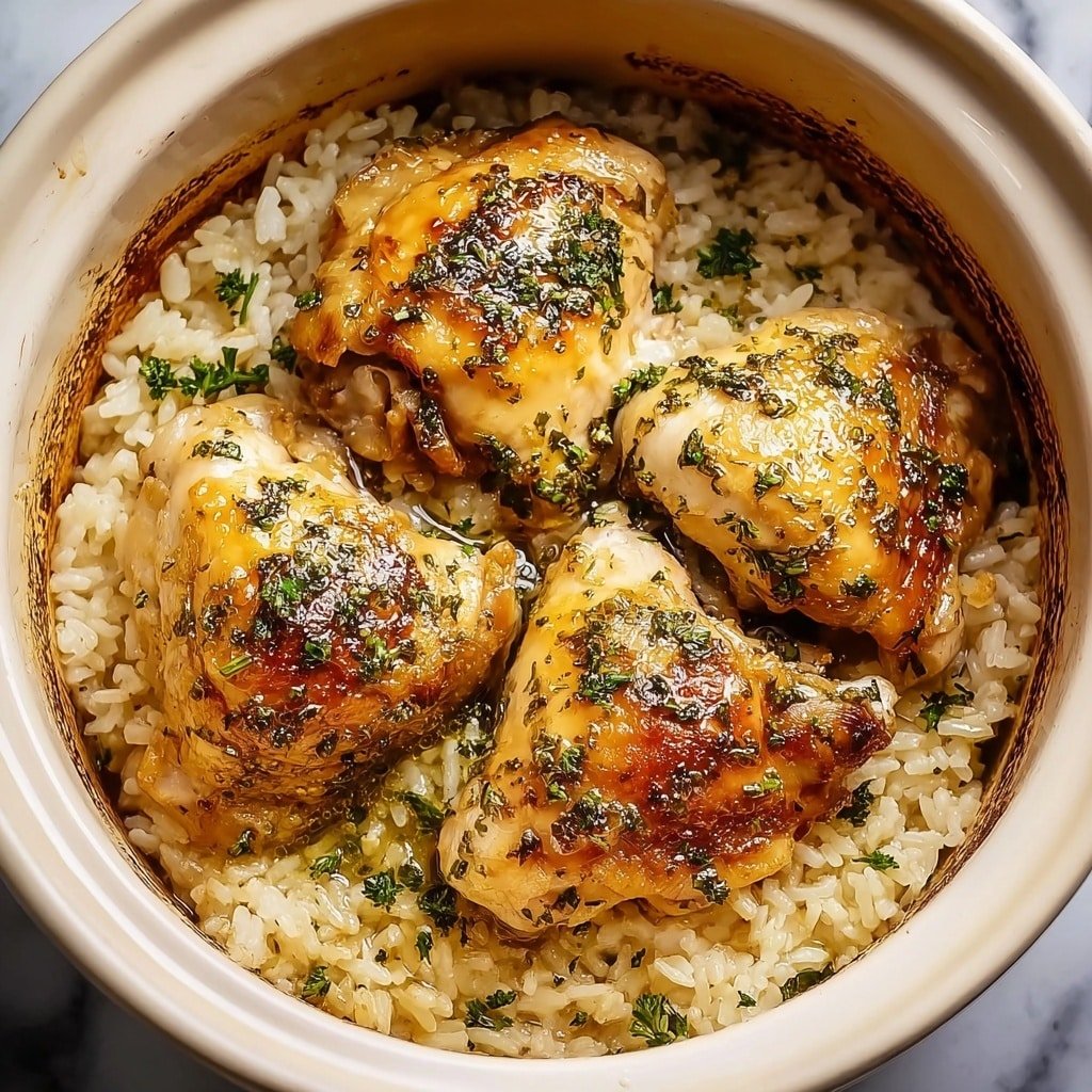 Lemon Herb Chicken and Rice Recipe - Article Image 2 — Lemon Herb Chicken and Rice, lemon herb chicken dinner, easy healthy rice recipes, comforting chicken and rice dish, simple lemon herb chicken