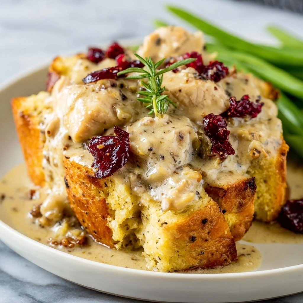 Creamy Chicken and Stuffing Casserole Recipe - Article Image 2 — Creamy Chicken and Stuffing Casserole, hearty chicken casserole recipes, easy comfort food casseroles, baked chicken stuffing dish, family dinner casserole recipes