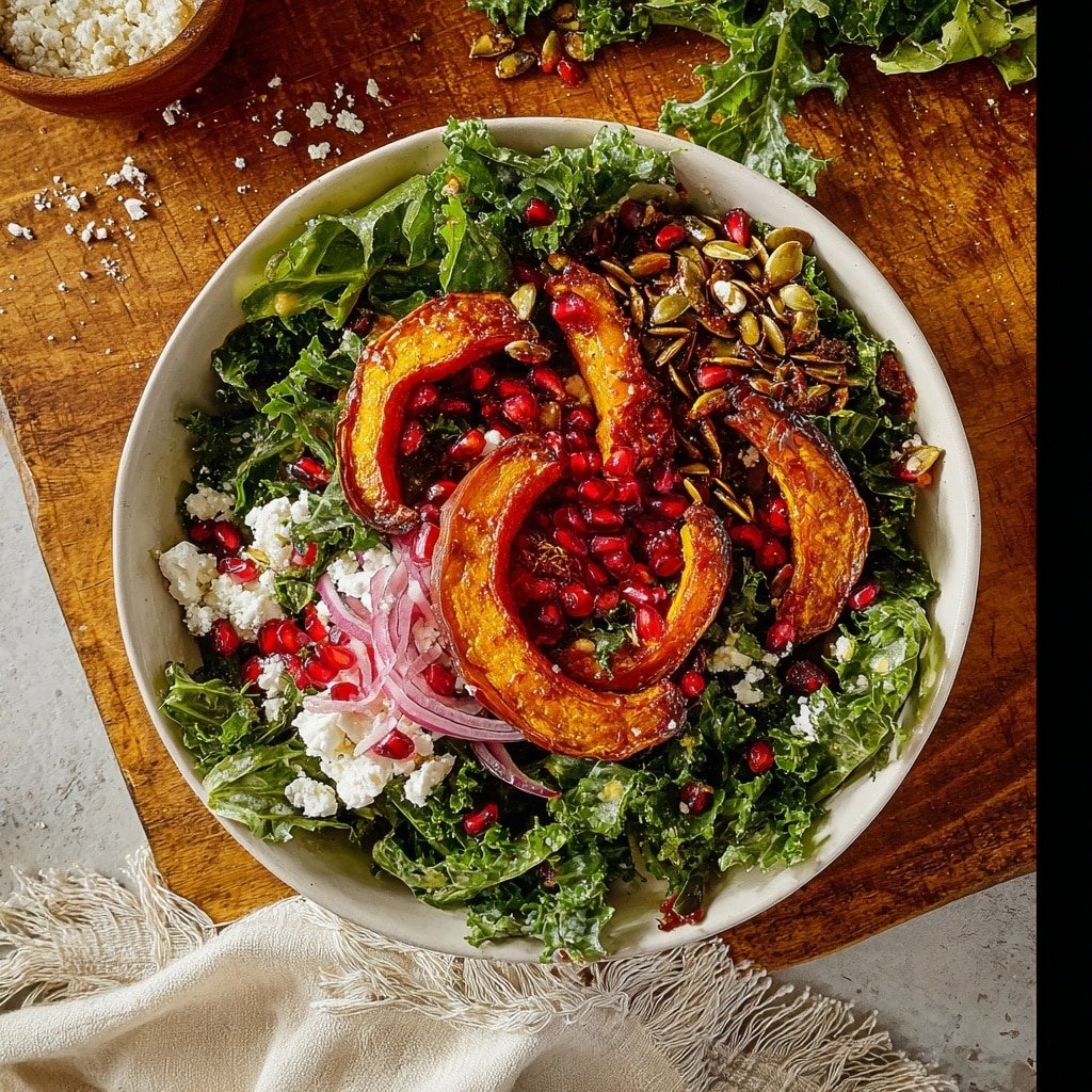 Roasted Delicata Squash Salad with Pomegranate Recipe - Article Image 2 — Roasted Delicata Squash Salad with Pomegranate, Delicata Squash Salad, Fall Vegetable Salad, Healthy Roasted Squash Salad, Pomegranate and Squash Salad