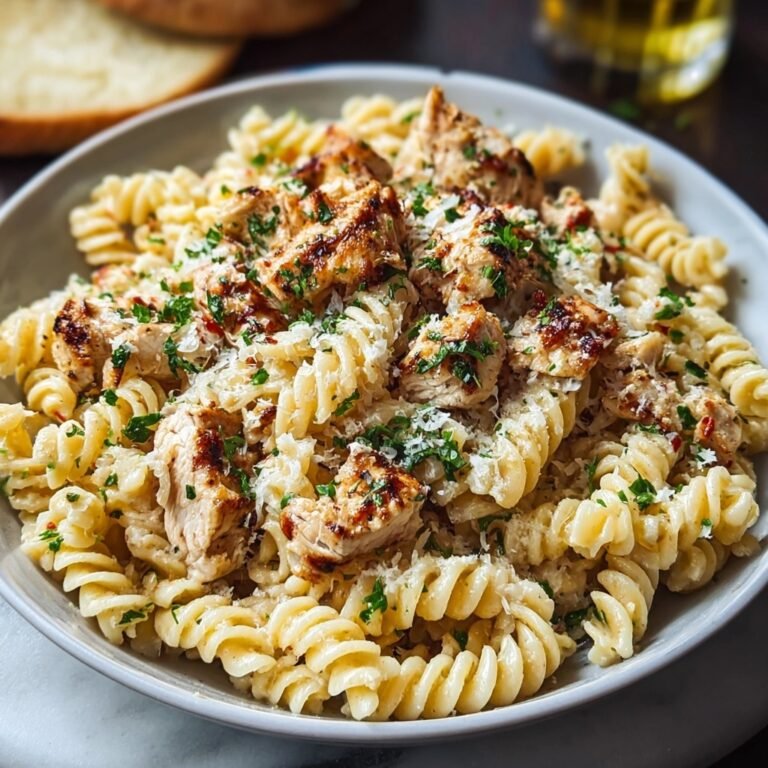Garlic Parmesan Chicken Pasta Recipe