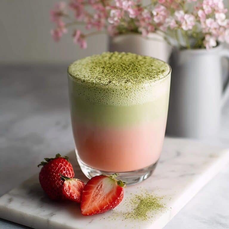 Strawberry Matcha Latte Recipe