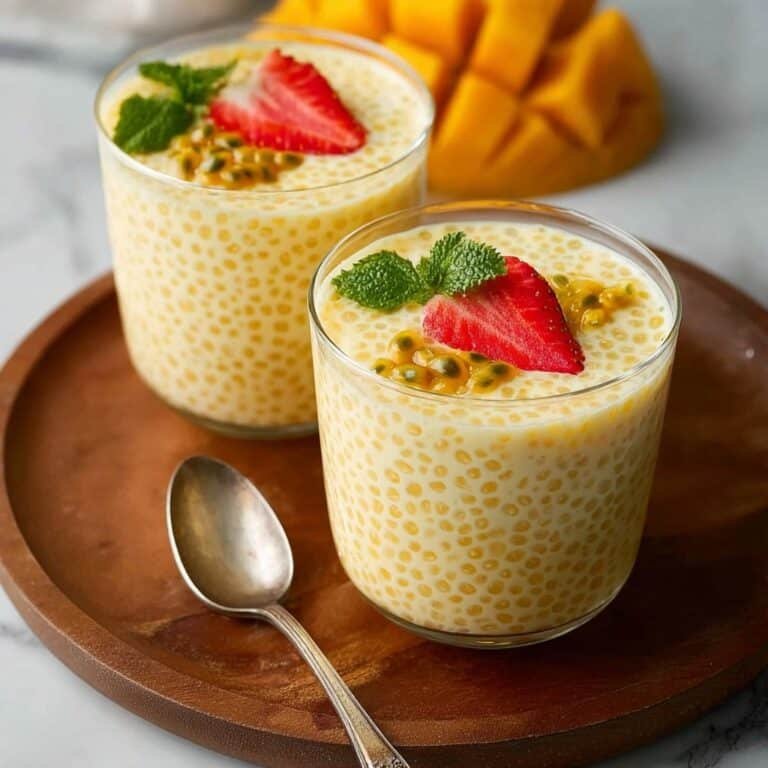 Mango Tapioca Pudding Recipe