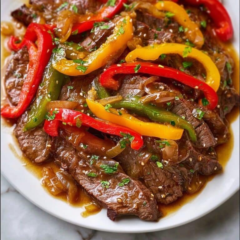 Slow Cooker Pepper Beef Recipe