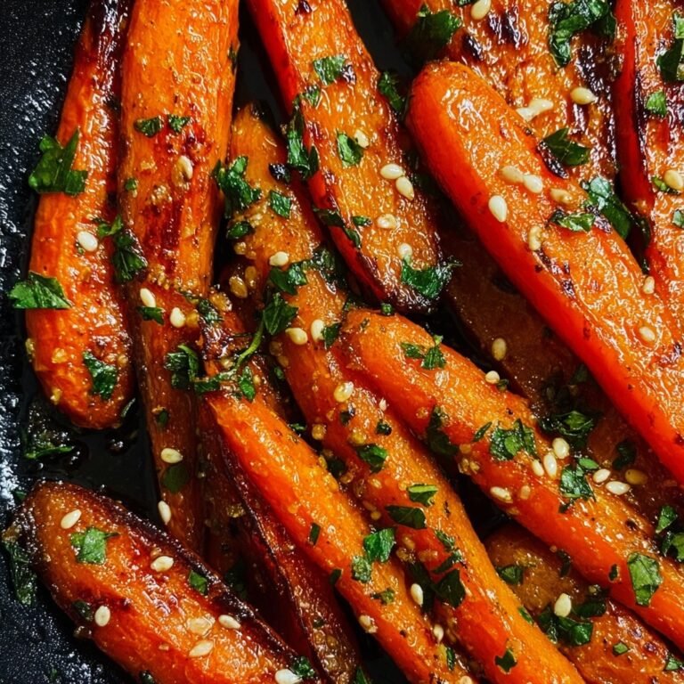 Honey Garlic Roasted Carrots Recipe