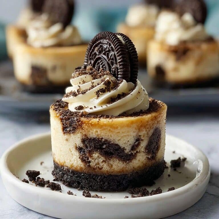 Oreo Stuffed Mini Cheesecakes Recipe